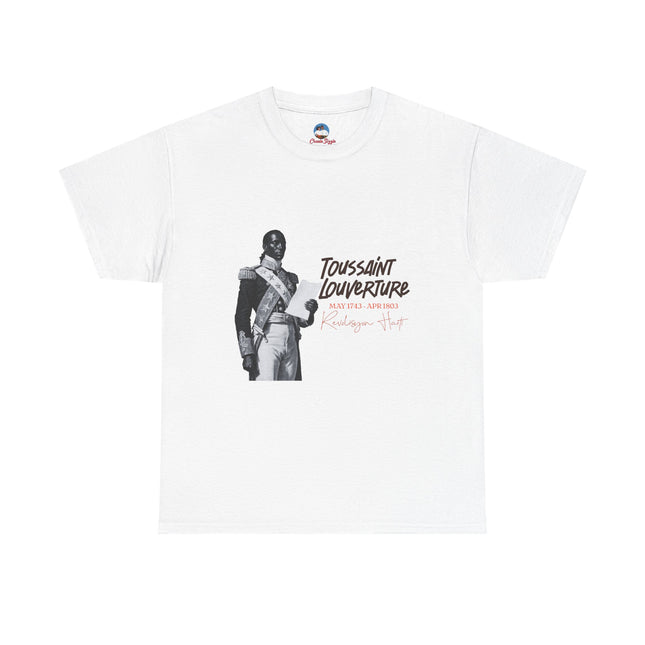 The Visionary Commander Tee Toussaint Louverture Legacy Haitian Revolution Apparel Unisex Heavy Cotton T-Shirt