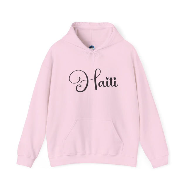 The Calligrapher’s Mark Minimalist Haiti Hoodie Cultural Pride Series Unisex Premium Hoodie