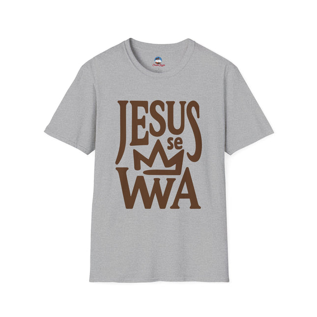 Jezi Se Wa Jesus is King T-Shirt Haitian Faith Series Premium Crewneck Faith-Inspired Unisex Softstyle T-Shirt