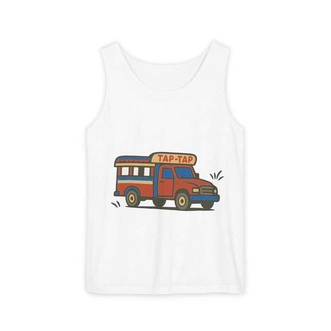 Haitian Tap Tap Tank Top Colorful Vintage Travel Shirt Unisex Summer Streetwear Summer Wear