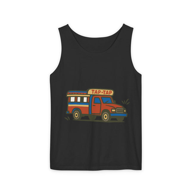 Haitian Tap Tap Tank Top Colorful Vintage Travel Shirt Unisex Summer Streetwear Summer Wear