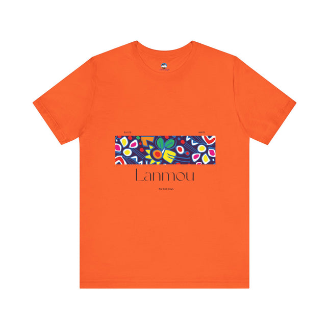 Lanmou Haitian Love T-Shirt Haitian Romance Series Unisex Premium Crewneck Vibrant Graphic Tee for Trendsetters