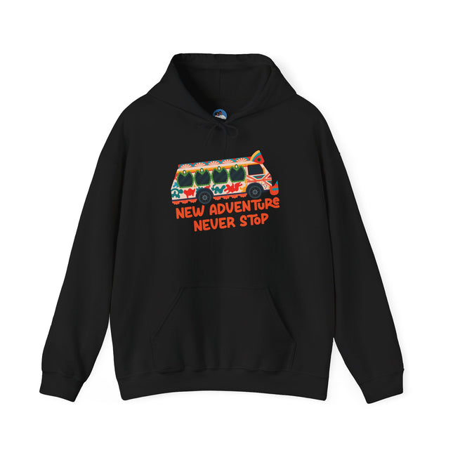 Tap-Tap Spirit New Adventure Never Stop Hoodie Haitian Travel Culture Series Unisex Adventure Sweatshirt