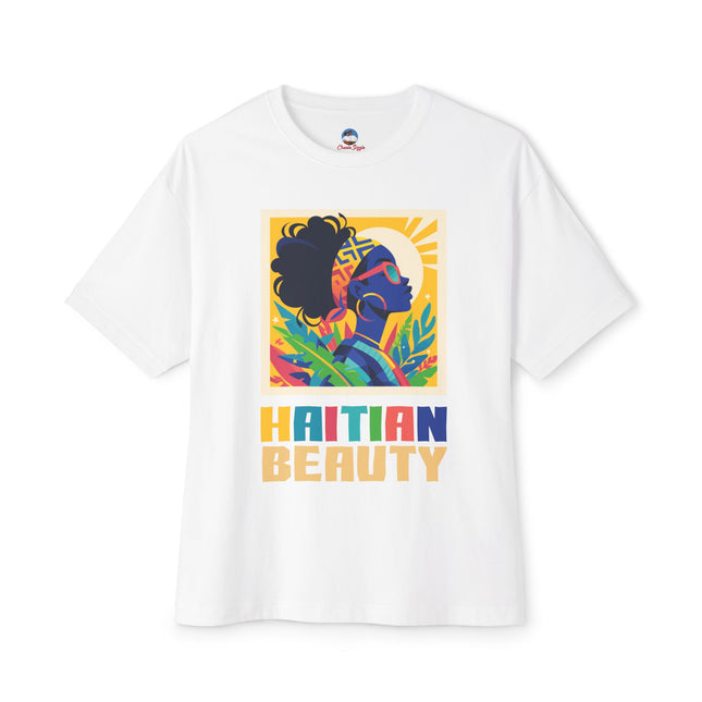 Haitian Beauty T-Shirt Bold Afro-Caribbean Graphic Cultural Pride Apparel Unisex Cozy Pullover for Vibrant Haitian Beauty Tee