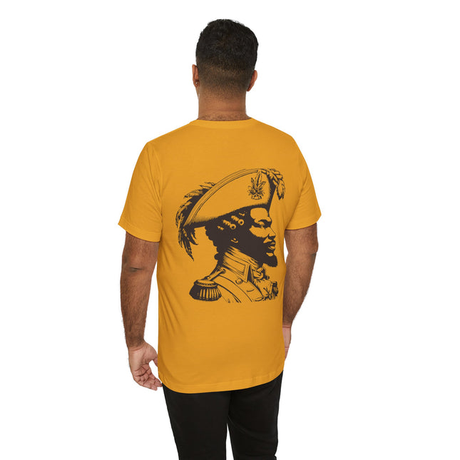 The Commander’s Gaze Regal Tribute T-Shirt Haitian Freedom Series Unisex Jersey Tee, Black History Month