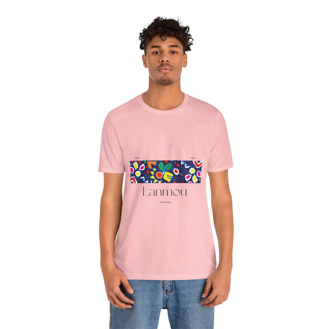 Lanmou Haitian Love T-Shirt Haitian Romance Series Unisex Premium Crewneck Vibrant Graphic Tee for Trendsetters