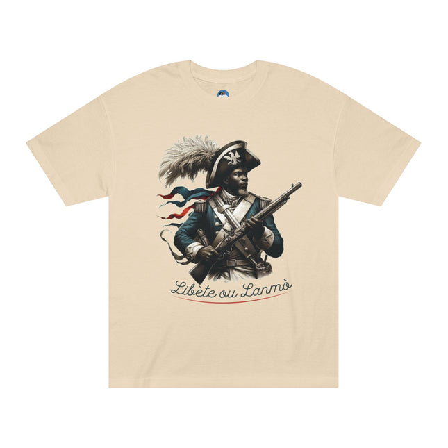 Liberty or Death  Haitian Freedom Cry T-Shirt Revolutionary Icons Series Unisex Premium Crewneck Classic Tee