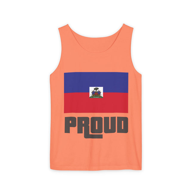 Haitian Proud Tank Top GTA-Inspired Flag Remix Unisex Streetwear Cultural Pride & Gaming Nostalgia