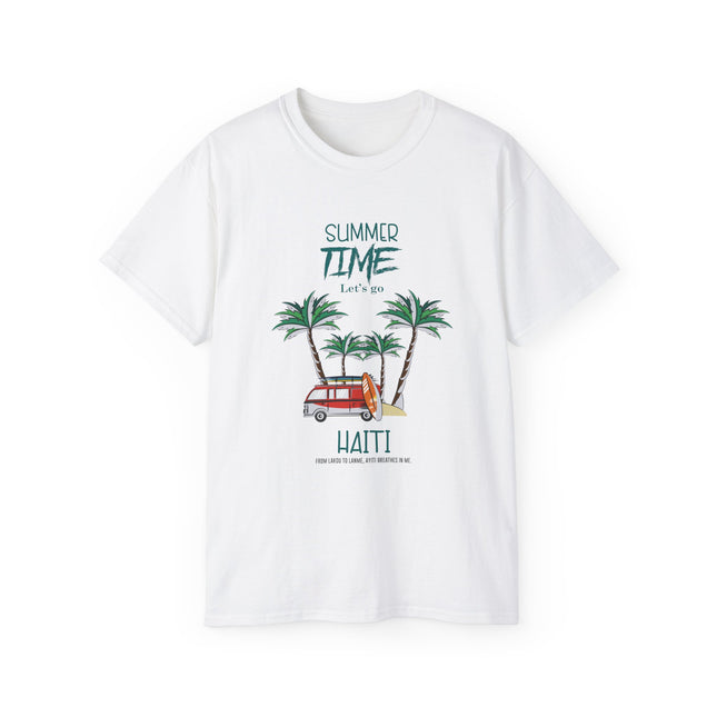 Summer Time in Haiti  Tropical Escape Tee  Haitian Sunshine Series  Unisex Ultra Cotton Tee,