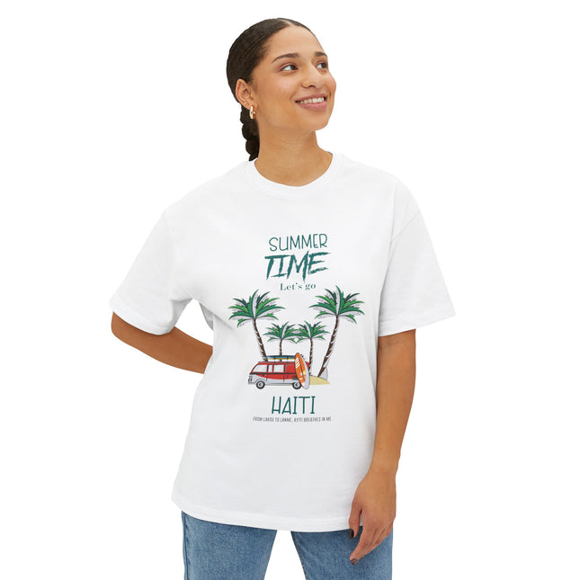 Haiti T-Shirt Caribbean Vibes Series Unisex Premium Crewneck T-Shirt