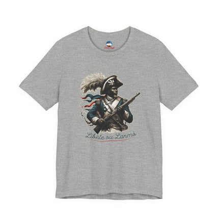 Liberté ou La Mort – Revolutionary Heritage Sweatshirt | Haitian Pride Apparel, Unisex Jersey Short Sleeve Tee - CreoleSizzle