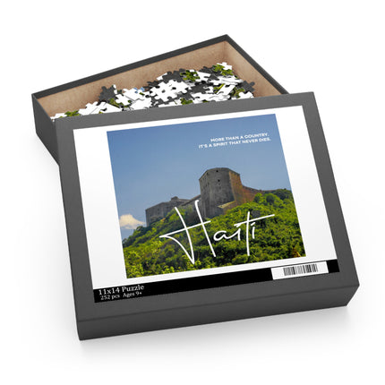 Citadelle Laferrière Spirit That Never Dies Puzzle Minimalist Haitian Heritage Edition - CreoleSizzle