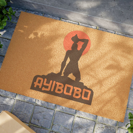 Ayibobo Nèg Mawon Heritage Motivational Doormat Limited Cultural Edition Welcome Mat