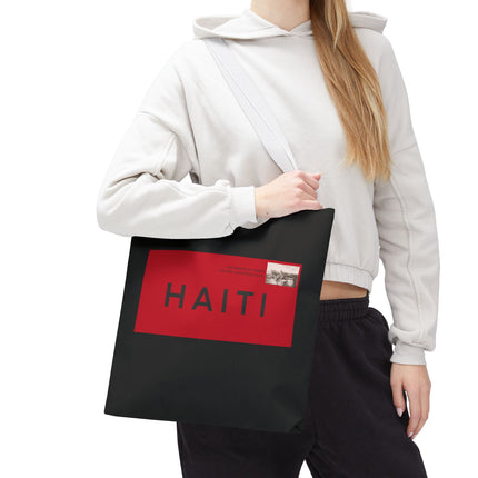 Haiti Postage Limited Edition Heritage Tote Bags Retro Seal Design - CreoleSizzle