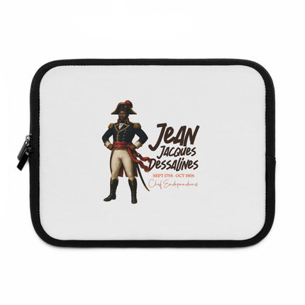 Jean Jacques Dessalines The Warrior March Haitian Revolutionary Leader Laptop Sleeve - CreoleSizzle
