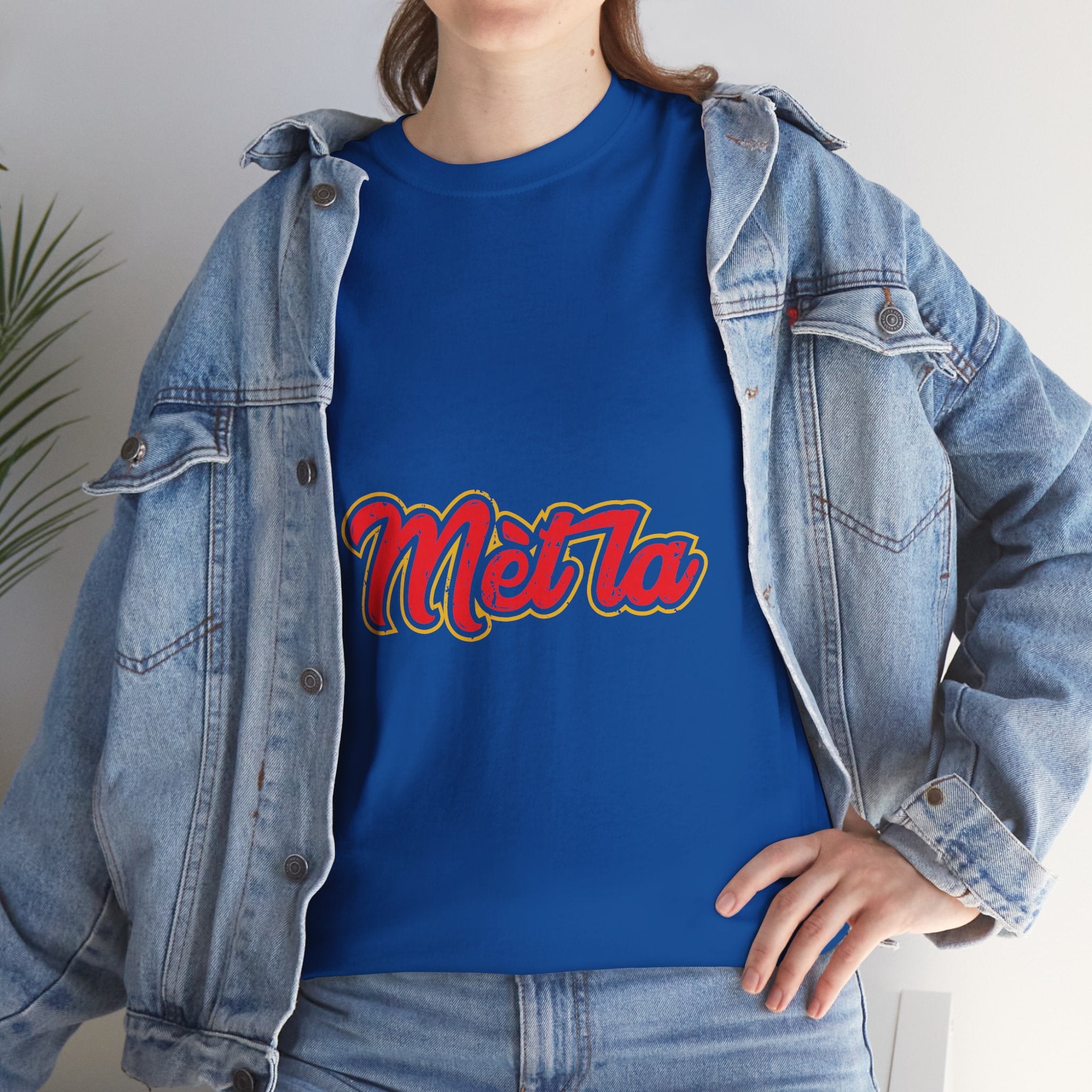 Exclusive Mèt La T-Shirt Representing Strength and Leadership in Haitian Unity Cultural Pride Apparel Unisex Cotton Comfort Fit Express Delivery available