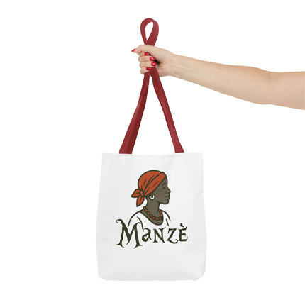 Manzè Limited Edition Heritage Tote Empowering Haitian Women Design - CreoleSizzle