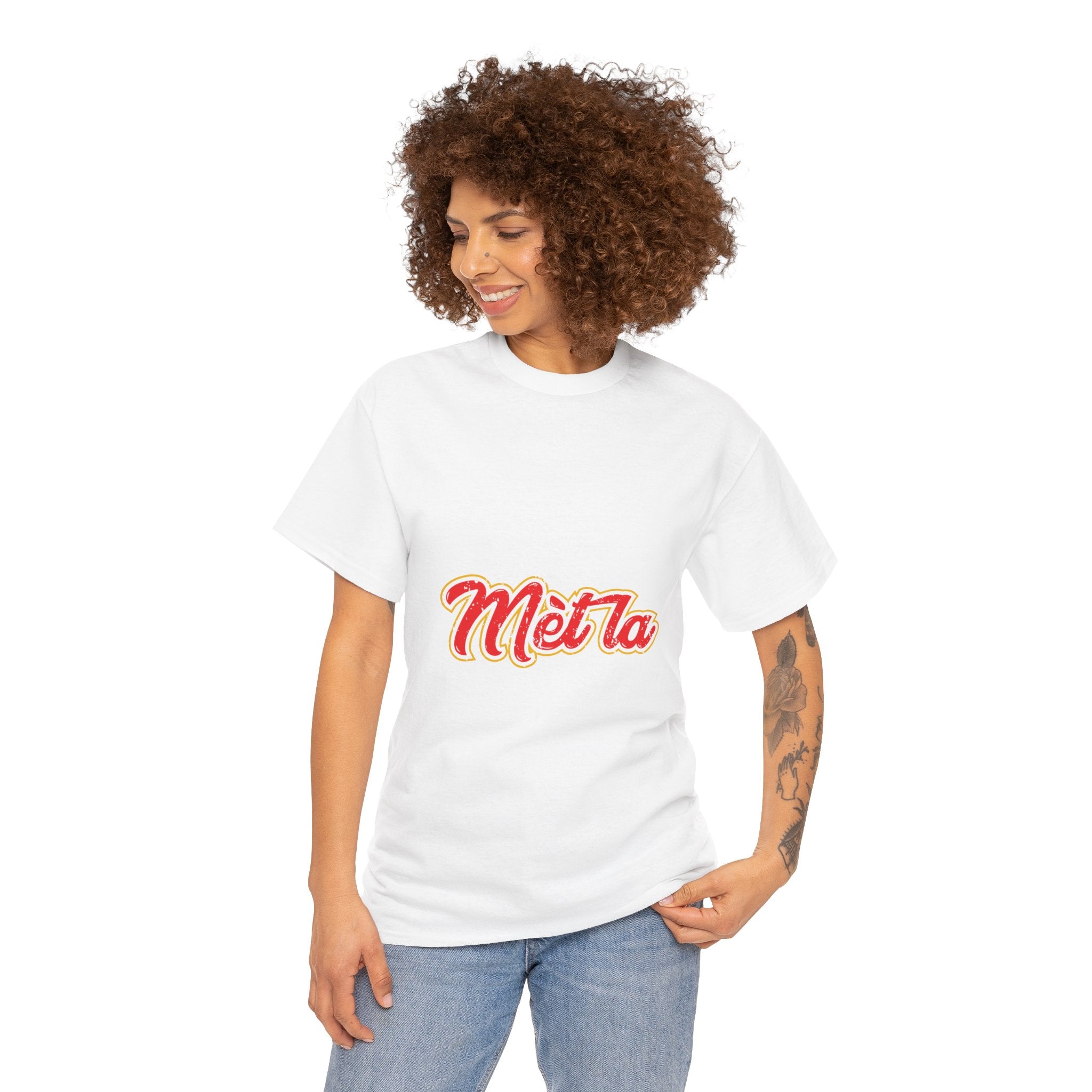 Exclusive Mèt La T-Shirt Representing Strength and Leadership in Haitian Unity Cultural Pride Apparel Unisex Cotton Comfort Fit Express Delivery available