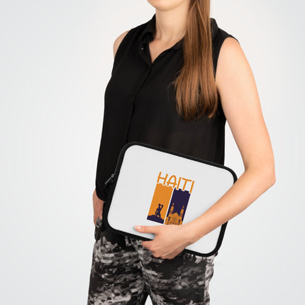 Ayiti Soulscape Neg Marron Cathedral Heritage Laptop Sleeve Faith Freedom Collection - CreoleSizzle