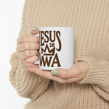 Jezi se Wa Limited Faith and Heritage Edition Ceramic Mug Haitian Spiritual Pride Design - CreoleSizzle