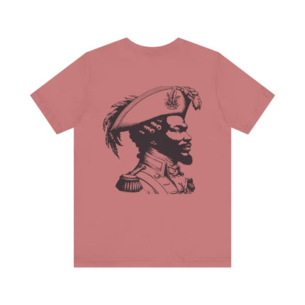 The Commander’s Gaze Regal Tribute T-Shirt Haitian Freedom Series Unisex Jersey Tee, Black History Month