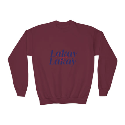 Lakay Lakay Youth Crewneck Sweatshirt Cozy Kids Pullover Haitian Roots Unisex School & Casual Wear