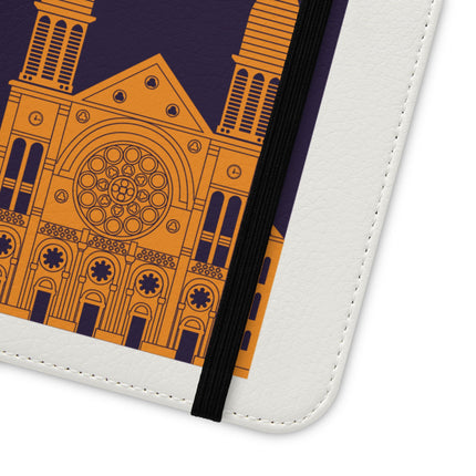 Ayiti Soulscape Marron And Cathedral Mirrored Flip Case for iPhone Edition Symbol of Dual Heritage