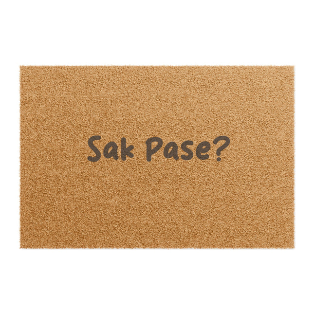 Sak Pasè Welcoming Doormat Limited Edition Haitian Greeting Heritage Doormat Outdoor Decor