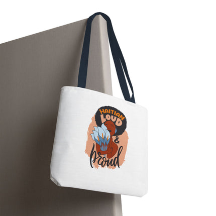 Haitian Loud & Proud Premium Cultural Tote Bags Limited Artist Edition - CreoleSizzle
