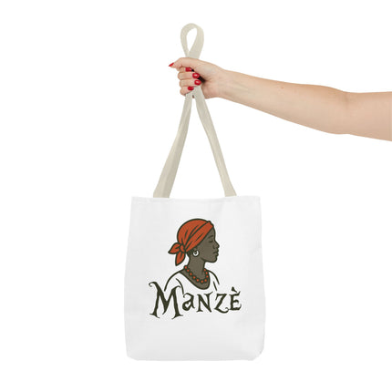 Manzè Limited Edition Heritage Tote Empowering Haitian Women Design - CreoleSizzle