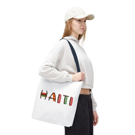 Haiti Art Limited Edition Heritage Tote Bag African Roots Design - CreoleSizzle