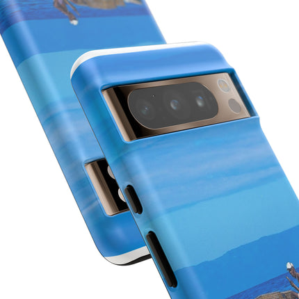Haitian Fisherman Phone Case – Coastal Art Design – Durable, Stylish Caribbean Inspired Case - CreoleSizzle
