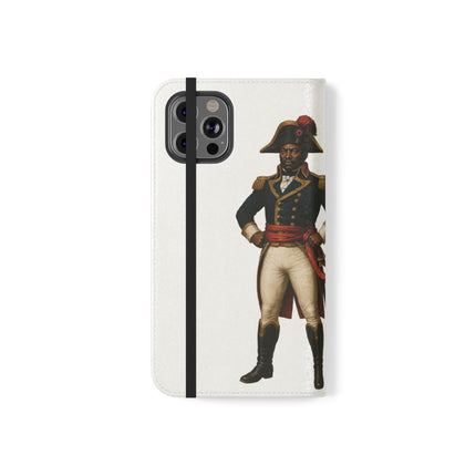 Legacy of Dessalines Limited Heritage Collector’s Tee Flip Case Stylish Phone Wallet Case Revolutionary Leadership Edition