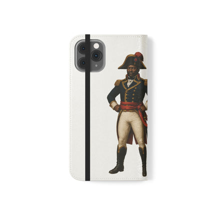 Legacy of Dessalines Limited Heritage Collector’s Tee Flip Case Stylish Phone Wallet Case Revolutionary Leadership Edition