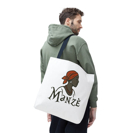 Manzè Limited Edition Heritage Tote Empowering Haitian Women Design - CreoleSizzle