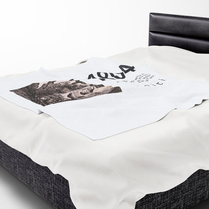 1804 Reflection Blanket Haiti Cultural Heritage Throw in Monochrome - CreoleSizzle