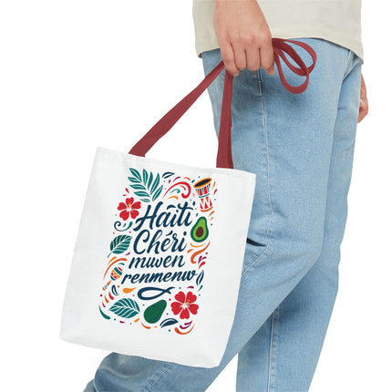 Haiti Chéri Mwen Renmenw Limited Edition Heritage Tote Love Letter to Haiti - CreoleSizzle