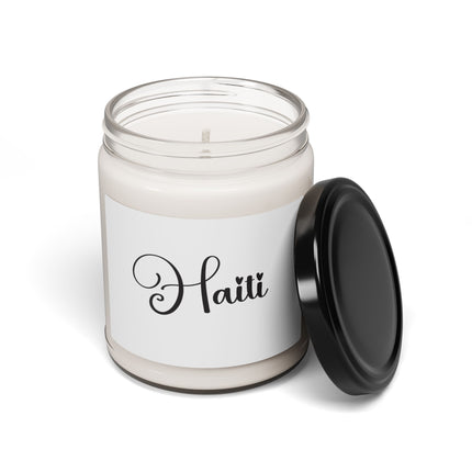 Haiti Calligraphy Limited Heritage Edition Soy Candle Minimalist Luxury - CreoleSizzle