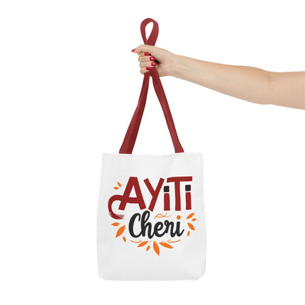Ayiti Chéri Limited Edition Heritage Tote Bag Sweet Haiti Design - CreoleSizzle