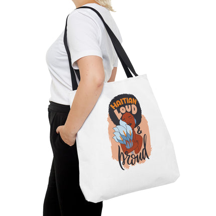 Haitian Loud & Proud Premium Cultural Tote Bags Limited Artist Edition - CreoleSizzle