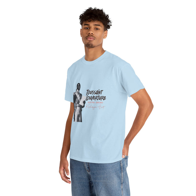 The Visionary Commander Tee Toussaint Louverture Legacy Haitian Revolution Apparel Unisex Heavy Cotton T-Shirt