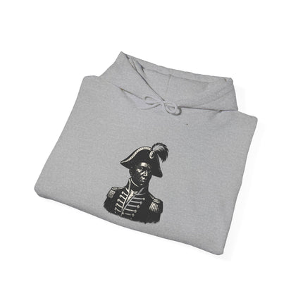Legacy of Leadership Hoodie Toussaint Louverture Tribute Haitian Heritage Series Unisex Premium Hooded Sweatshirt