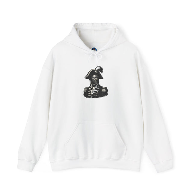 Legacy of Leadership Hoodie Toussaint Louverture Tribute Haitian Heritage Series Unisex Premium Hooded Sweatshirt
