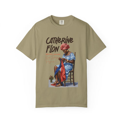 Catherine Flon Sewn in Freedom Oversize Tee Haitian Heritage Series Unisex Heavyweight Cotton T-Shirt