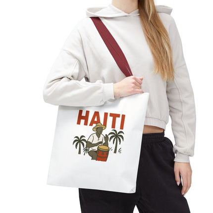 Haiti’s Heartbeat Limited Edition Heritage Tote Agricultural Roots Design - CreoleSizzle
