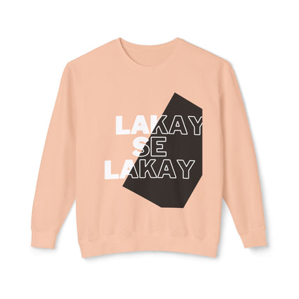 Lakay Se Lakay Crewneck Sweatshirt Haitian Heritage Statement Sweater Unisex Lightweight Crewneck Sweatshirt - CreoleSizzle
