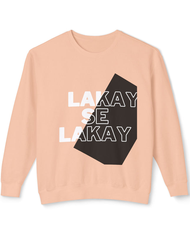Lakay Se Lakay Crewneck Sweatshirt Haitian Heritage Statement Sweater Unisex Lightweight Crewneck Sweatshirt - CreoleSizzle