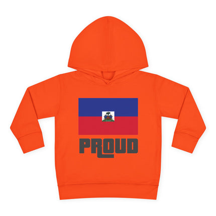 Haitian Pride Toddler Hoodie GTA-Inspired Flag Design Cozy Fleece Pullover Cultural Heritage Kidswear