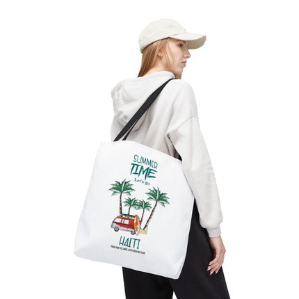Summer Time Haiti Limited Edition Tropical Design Tote Haitian Beach Vibes - CreoleSizzle