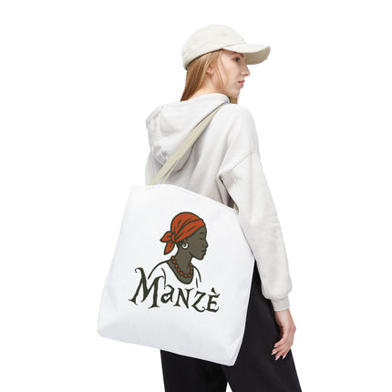 Manzè Limited Edition Heritage Tote Empowering Haitian Women Design - CreoleSizzle